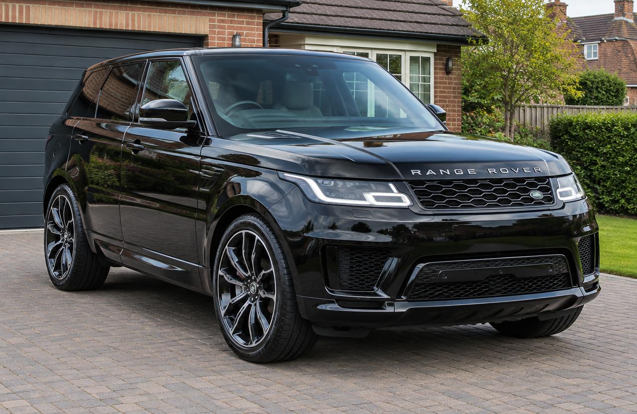 After: clean black SUV exterior